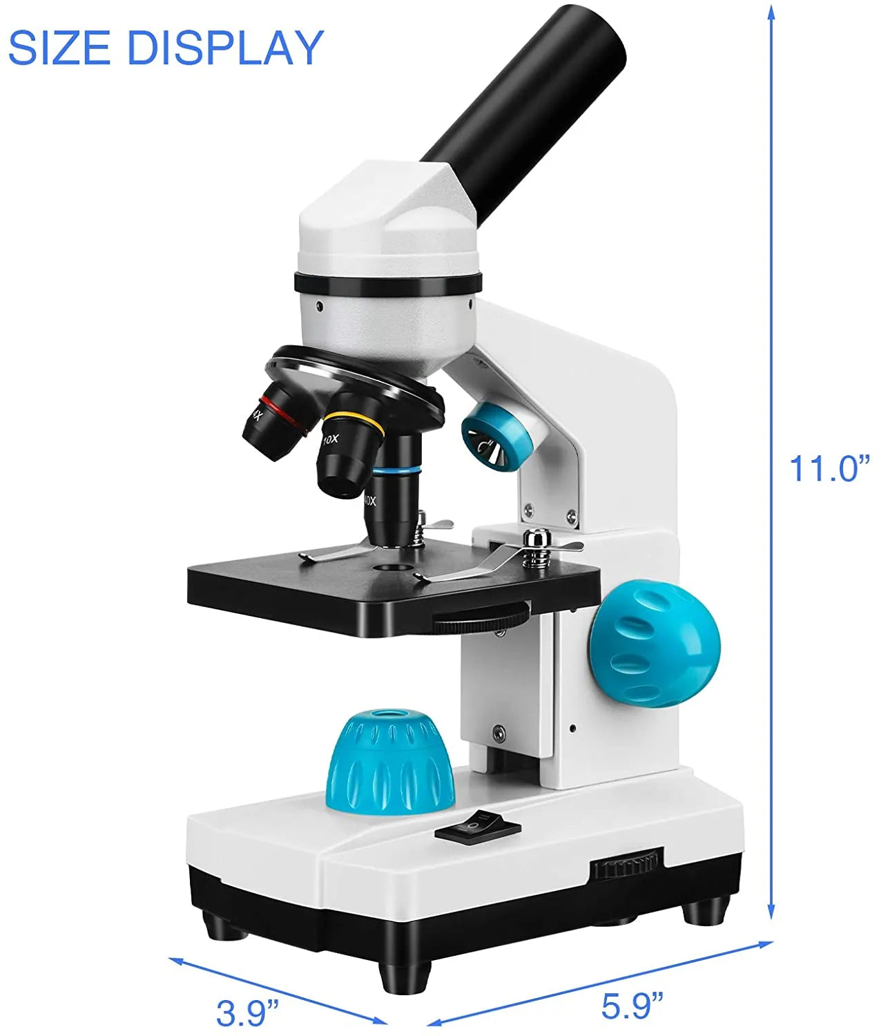 Microscope 40x-2000x Kit with Led Lights