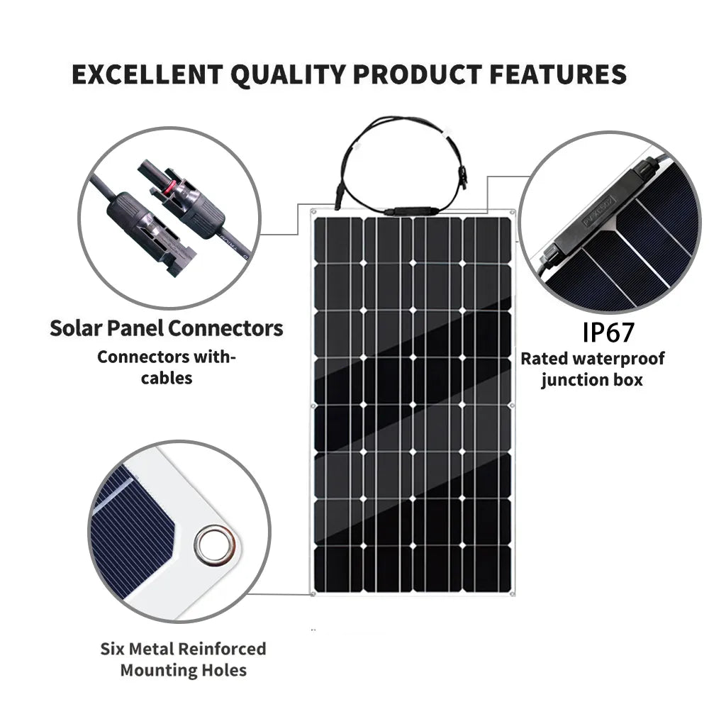 Solar Panel Flexible Monocrystalline