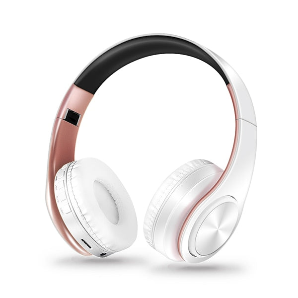Earphones Over-Ear HIFI Stereo with Bluetooth and SD Card Support