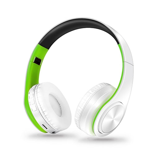 Earphones Over-Ear HIFI Stereo with Bluetooth and SD Card Support