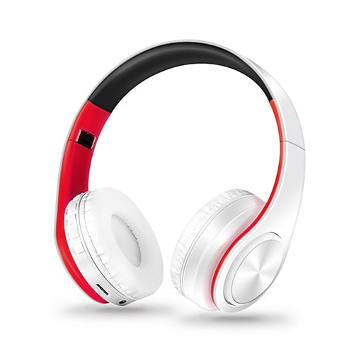 Earphones Over-Ear HIFI Stereo with Bluetooth and SD Card Support