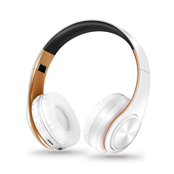 Earphones Over-Ear HIFI Stereo with Bluetooth and SD Card Support