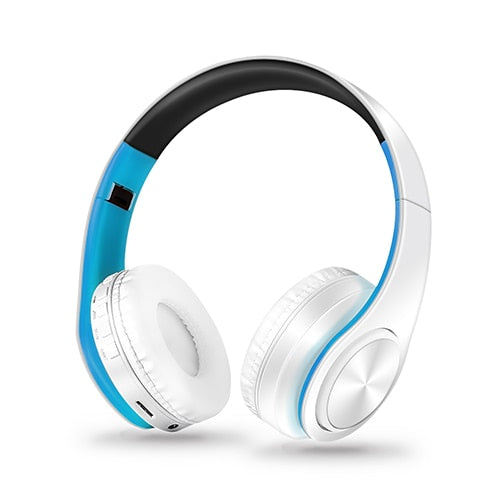 Earphones Over-Ear HIFI Stereo with Bluetooth and SD Card Support