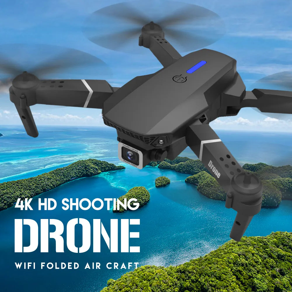 RC Drone 4K Professional with 1080P Wide Angle HD Camera and Height Hold