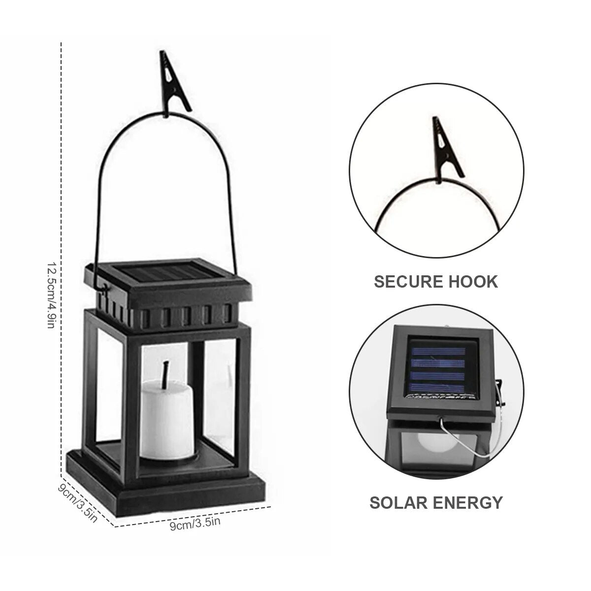 Solar LED Palace Lantern