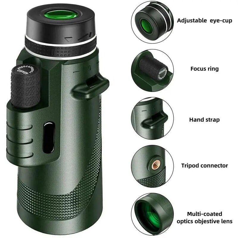Mobile Phone 80x 100mm Lightweight Telescope with tripod
