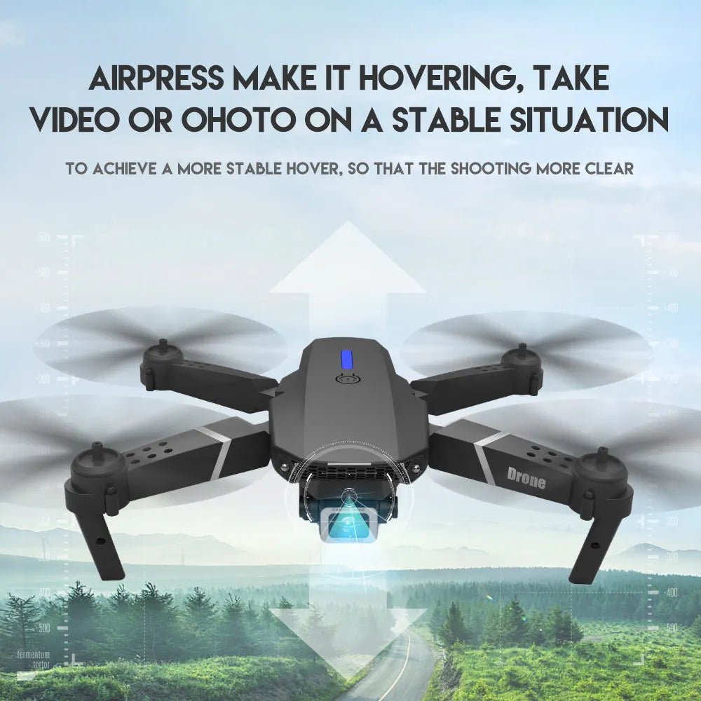 RC Drone 4K Professional with 1080P Wide Angle HD Camera and Height Hold