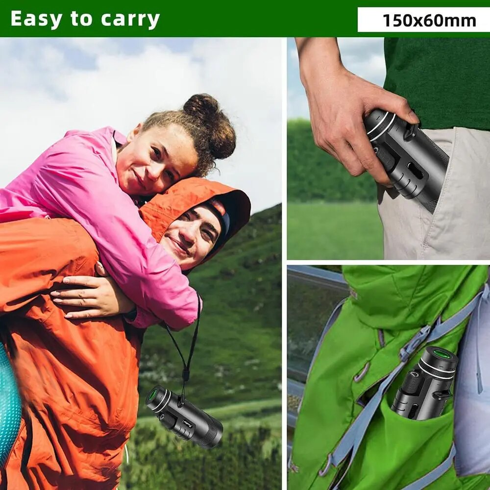 Mobile Phone 80x 100mm Lightweight Telescope with tripod