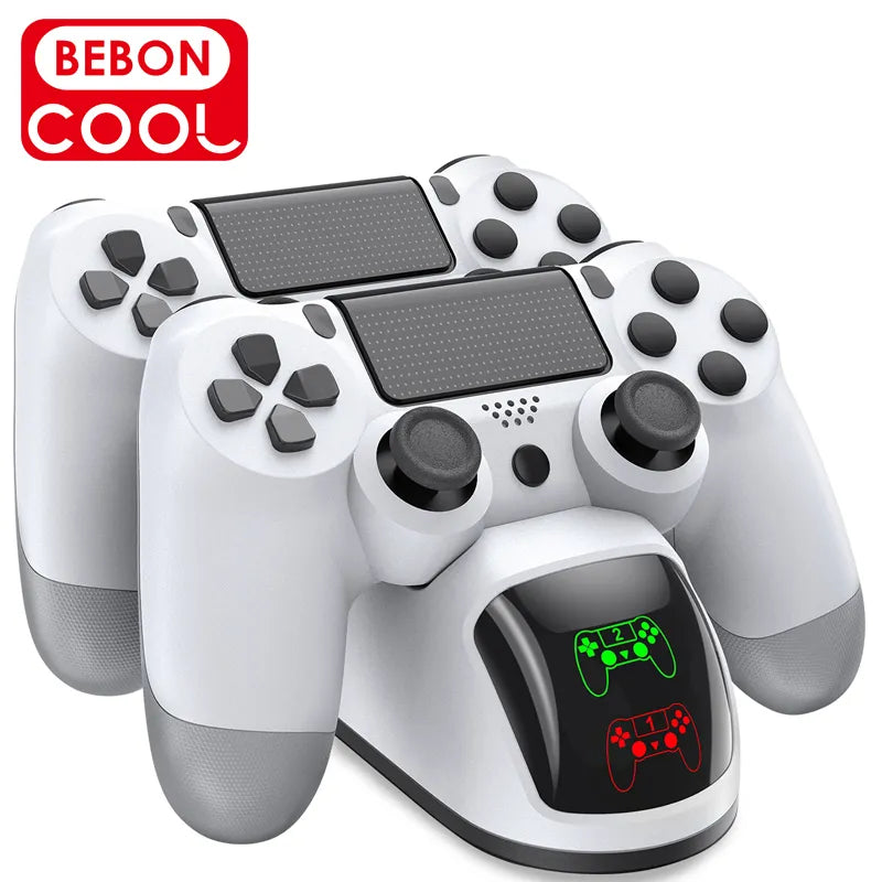 PS4 Gaming Controller Dual USB Fast Charging Dock