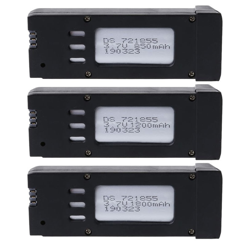 RC Drone Quadcopter Lipo Battery Upgrade Version 3.7V 1200/1800/850mAh