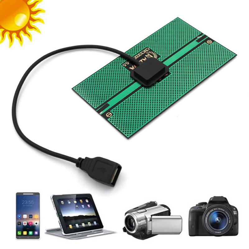 Solar Panel Power Bank 5.5W USB for Smart Phones and Tablets