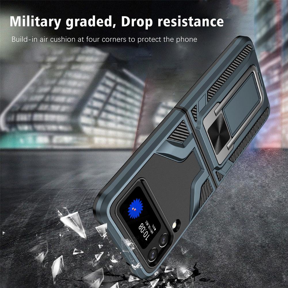 Mobile Phone Case with Coque Armor Cover for Samsung Flip3 Flip 3 5G