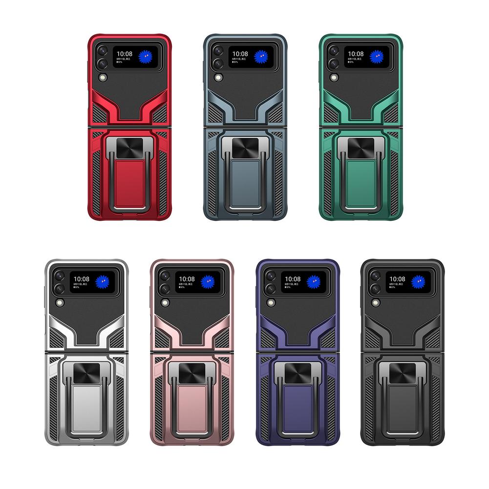 Mobile Phone Case with Coque Armor Cover for Samsung Flip3 Flip 3 5G