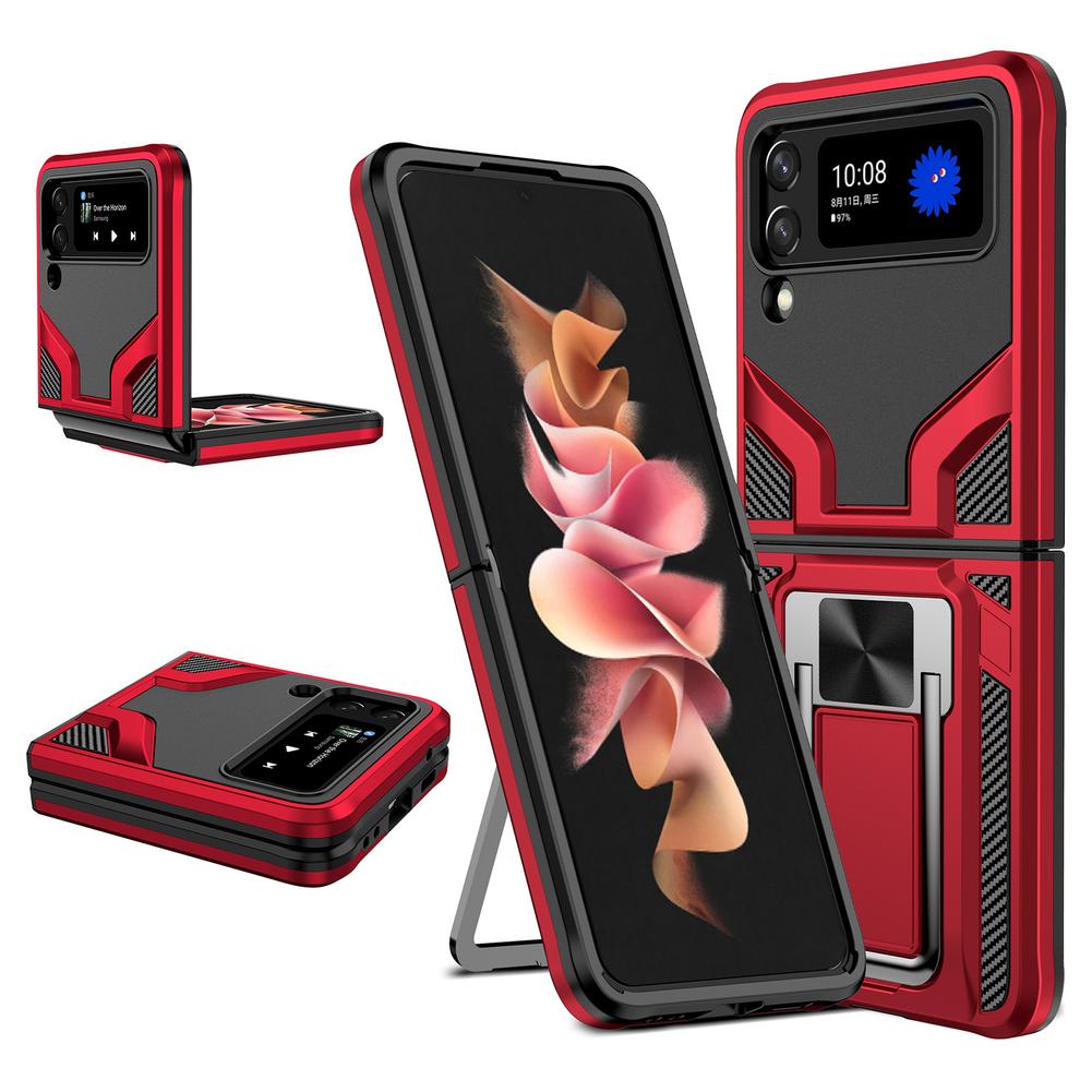 Mobile Phone Case with Coque Armor Cover for Samsung Flip3 Flip 3 5G