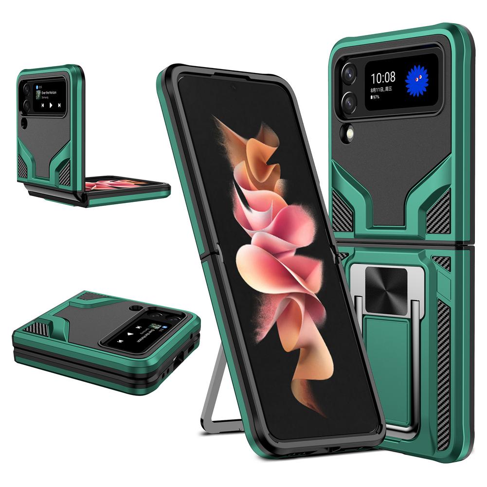 Mobile Phone Case with Coque Armor Cover for Samsung Flip3 Flip 3 5G