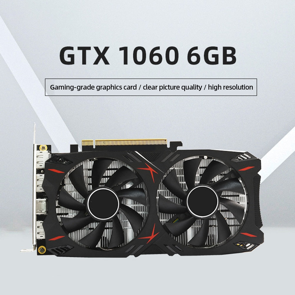 Desktop Graphics Gaming Card GTX1060 6GB GDDR5 192bit 16X