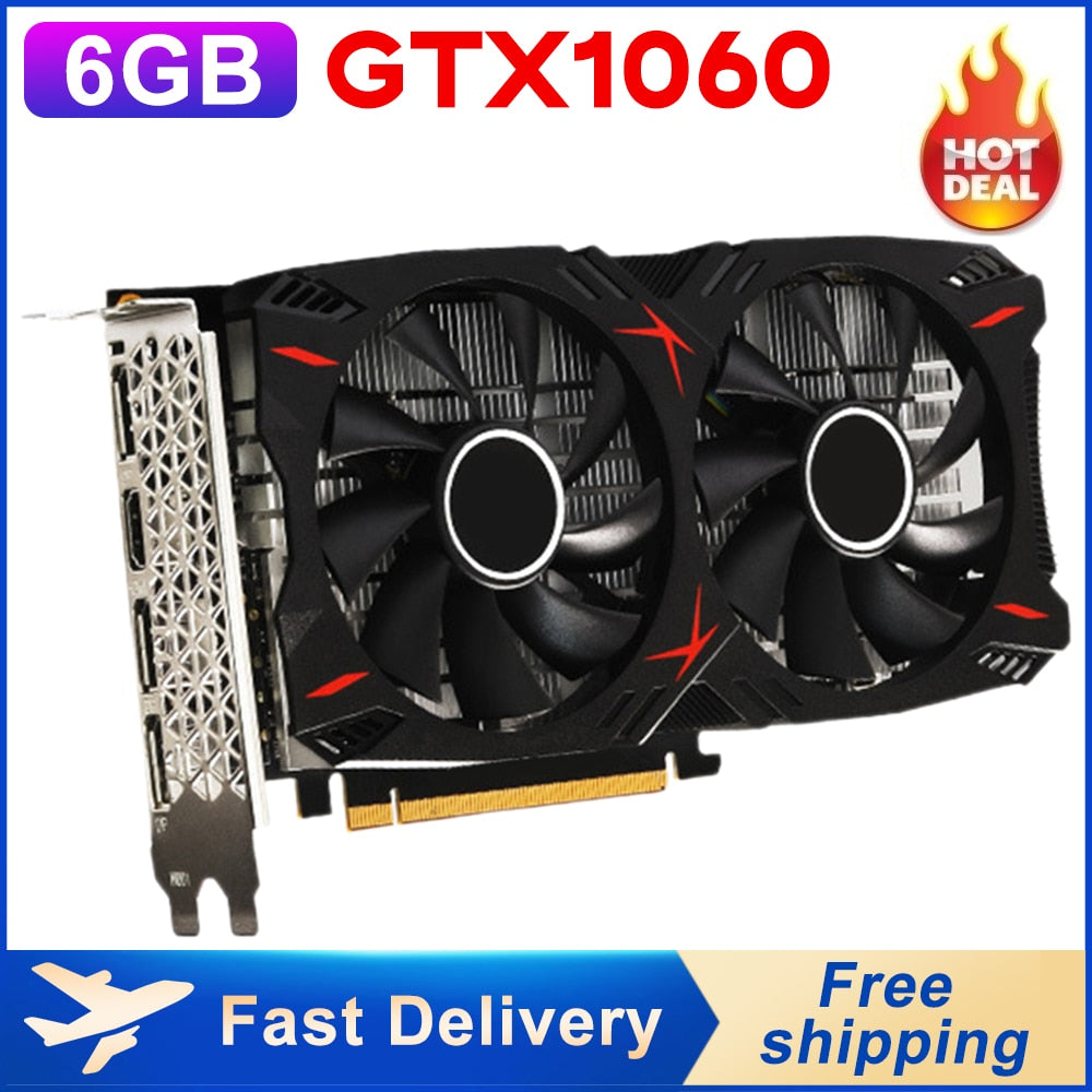 Desktop Graphics Gaming Card GTX1060 6GB GDDR5 192bit 16X