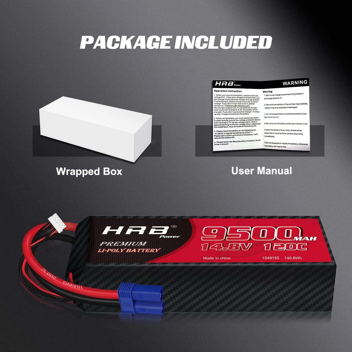 RC Lipo Battery with Hard Case