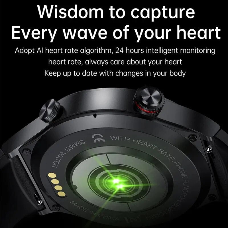 Smart Watch for Men with 1.28" Full Touch Screen by Lenovo