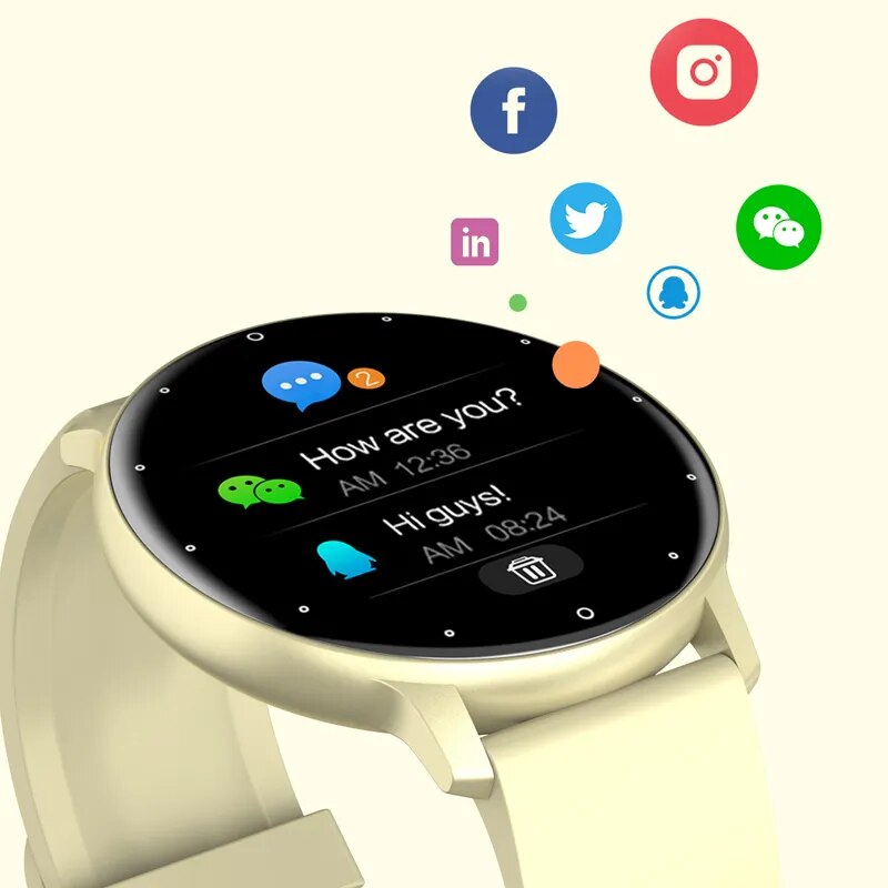 Smart Watch for Sports with 1.28" Full Touch Screen by Lenovo