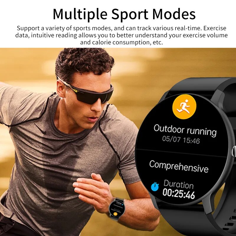 Smart Watch for Sports with 1.28" Full Touch Screen by Lenovo