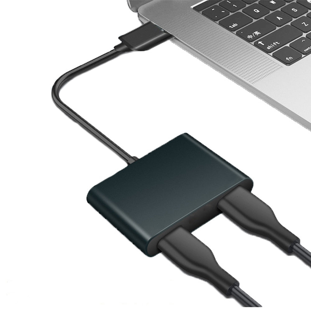 Laptop Docking Station USB C with Dual Screen Hub Adapter